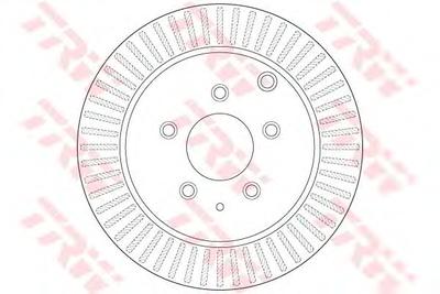 Тормозной диск TRW DF6385