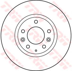 Тормозной диск TRW