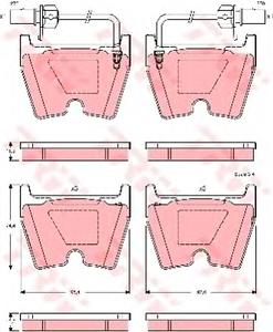 Комплект тормозных колодок, дисковый тормоз TRW GDB1507