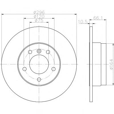 Тормозной диск TEXTAR