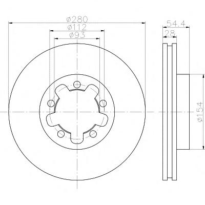 Тормозной диск TEXTAR