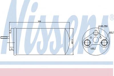 Осушитель, кондиционер NISSENS 95461