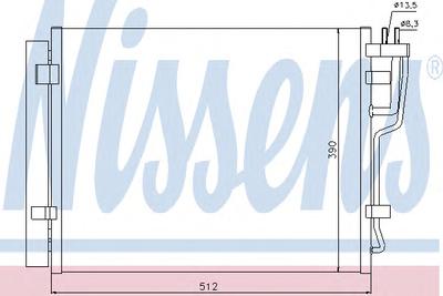 Конденсатор, кондиционер NISSENS 940007