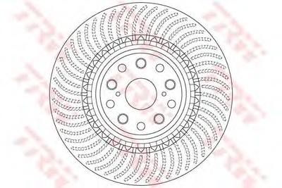 Тормозной диск TRW DF6488S