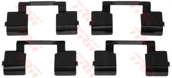 Комплектующие, колодки дискового тормоза TRW