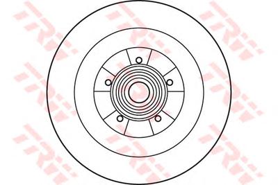 Тормозной диск TRW