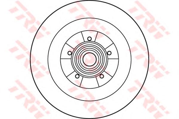 Тормозной диск TRW