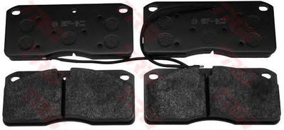 Комплект тормозных колодок, дисковый тормоз TRW