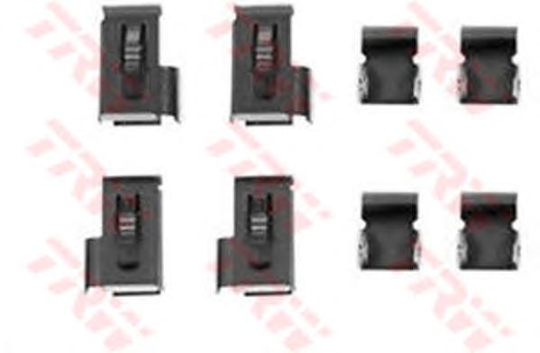 Комплектующие, колодки дискового тормоза TRW