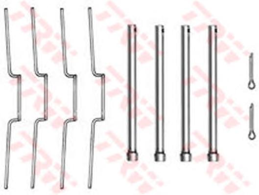 Комплектующие, колодки дискового тормоза TRW