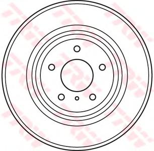 Тормозной диск TRW