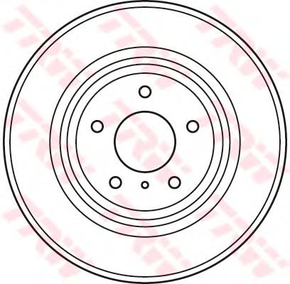 Тормозной диск TRW