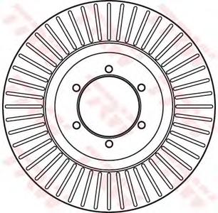 Тормозной диск TRW