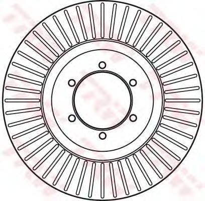 Тормозной диск TRW