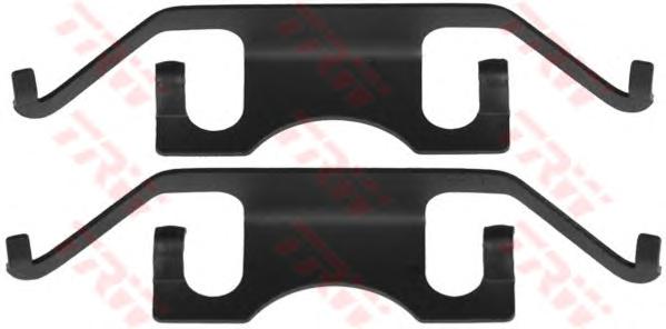 Комплектующие, колодки дискового тормоза TRW