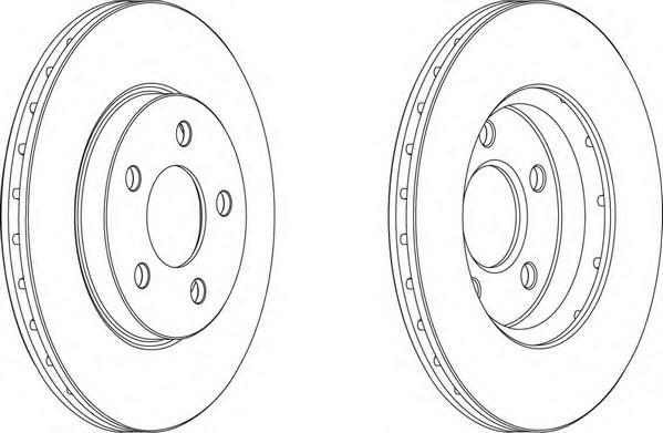 Тормозной диск FERODO