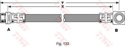 Тормозной шланг TRW PHD273