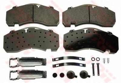 Комплект тормозных колодок, дисковый тормоз TRW