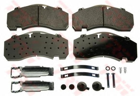 Комплект тормозных колодок, дисковый тормоз TRW