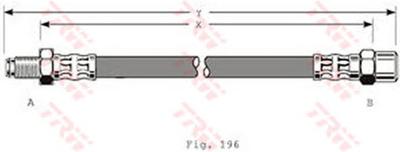 Тормозной шланг TRW PHB352