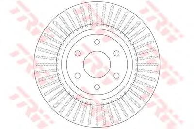 Тормозной диск TRW DF6425