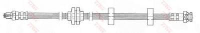 Тормозной шланг TRW PHB409