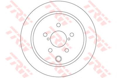 Тормозной диск TRW DF6503