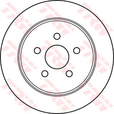 Тормозной диск TRW