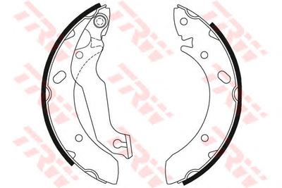 Комплект тормозных колодок TRW
