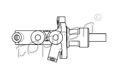 Главный тормозной цилиндр TOPRAN 401 390