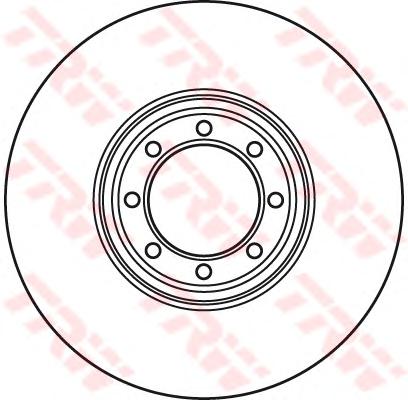 Тормозной диск TRW