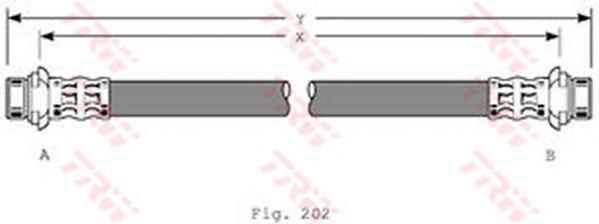 Тормозной шланг TRW