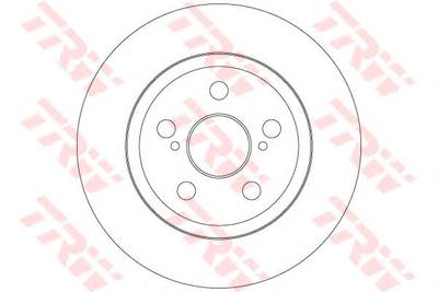 Тормозной диск TRW DF6331