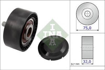 Паразитный / ведущий ролик, поликлиновой ремень INA 532 0722 10