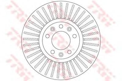 Тормозной диск TRW DF6419