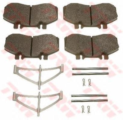 Комплект тормозных колодок, дисковый тормоз TRW