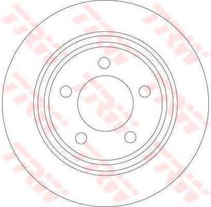 Тормозной диск TRW