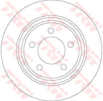 Тормозной диск TRW