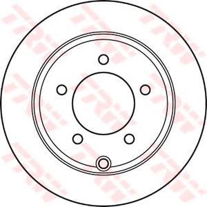 Тормозной диск TRW