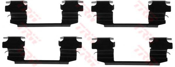 Комплектующие, колодки дискового тормоза TRW