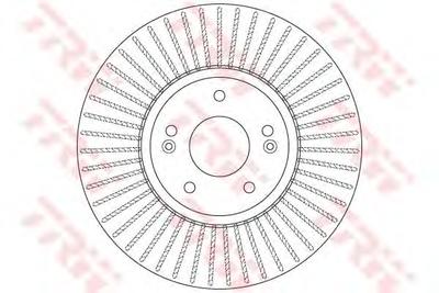 Тормозной диск TRW DF6222