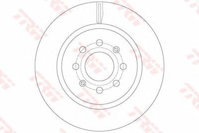 Тормозной диск TRW DF6135