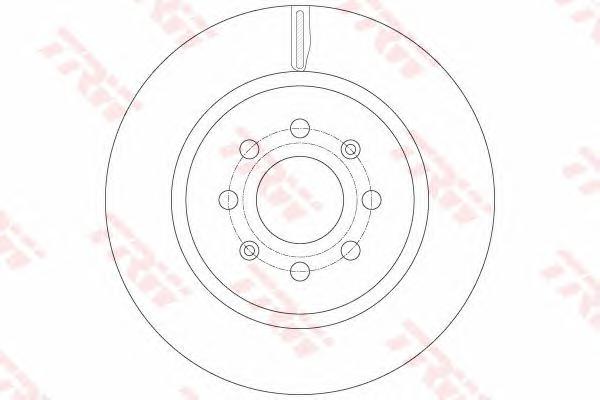 Тормозной диск TRW