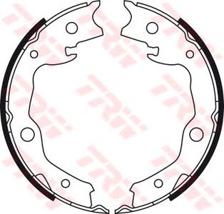 Комплект тормозных колодок, стояночная тормозная система TRW