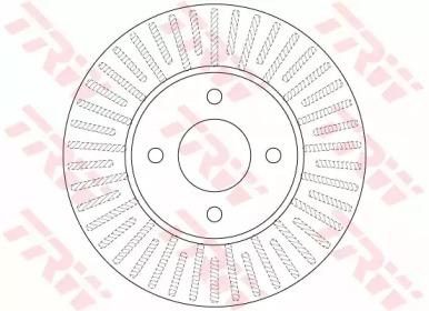 Тормозной диск TRW