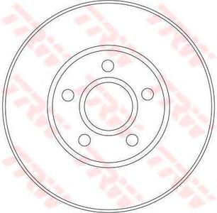 Тормозной диск TRW