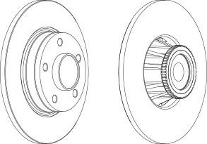 Тормозной диск FERODO