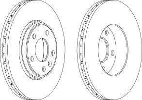 Тормозной диск FERODO