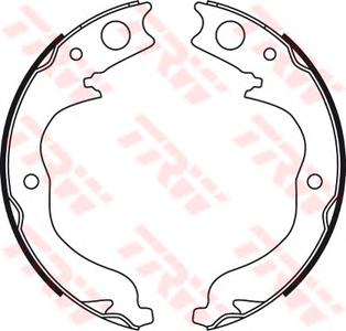 Комплект тормозных колодок, стояночная тормозная система TRW