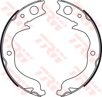 Комплект тормозных колодок, стояночная тормозная система TRW